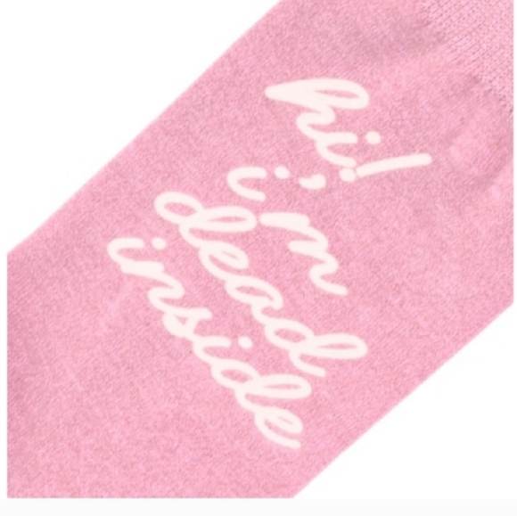 Kander by Katie AndersonHi! I'm Dead InsideWomen's Crew socks! - Picture 2 of 7